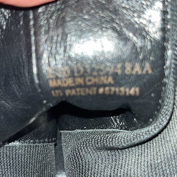 COLE HAAN NIKE AIR Black Leather EVAN CHELSEA Ankle Boot Bootie -Women's 8AA - Picture 12 of 13